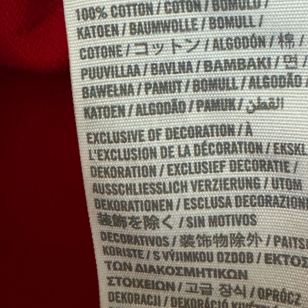 Hollister Vibrant Red Henley Shirt with Blue Logo 100% Cotton - Picture 9 of 9